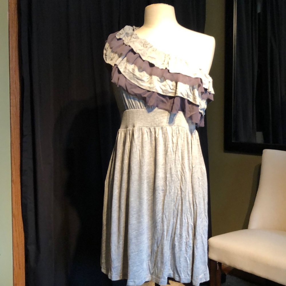 Pink Rose  one shoulder Sundress